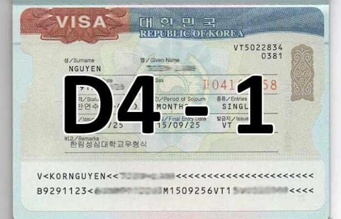 Visa D4-1 là gì? Điều kiện tham gia du học Hàn quốc visa D4-1 2025 - JVGROUP