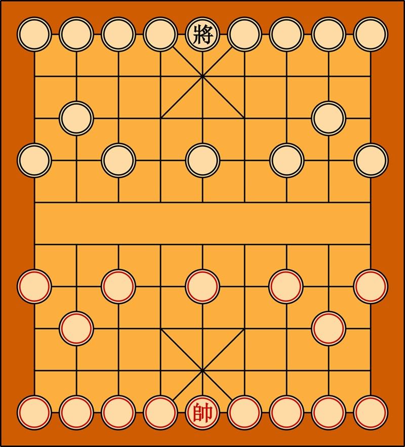 Cách sắp xếp các quân cờ úp