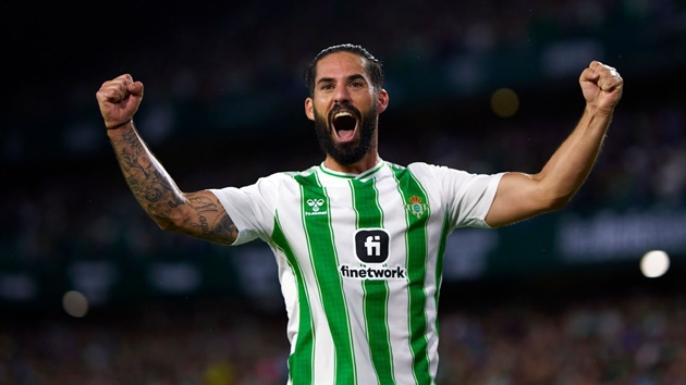Isco và hành trình tìm lại chính mình ở Real Betis