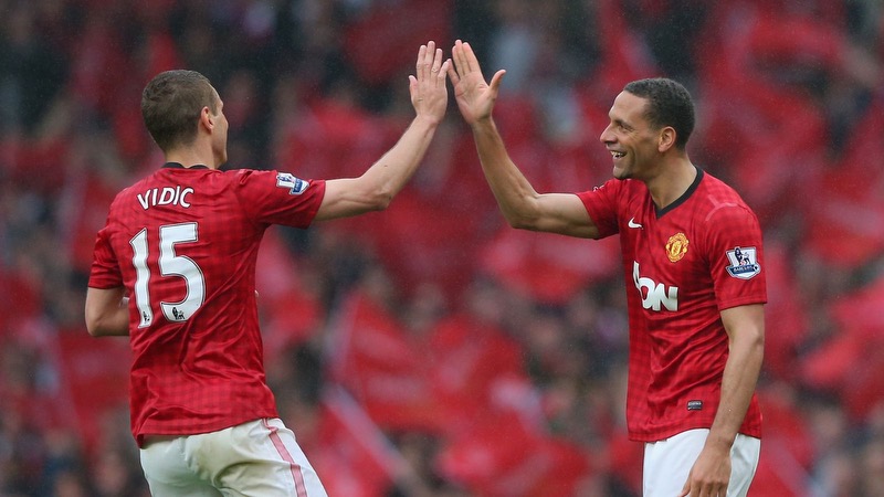 Vidic và Ferdinand Manchester United