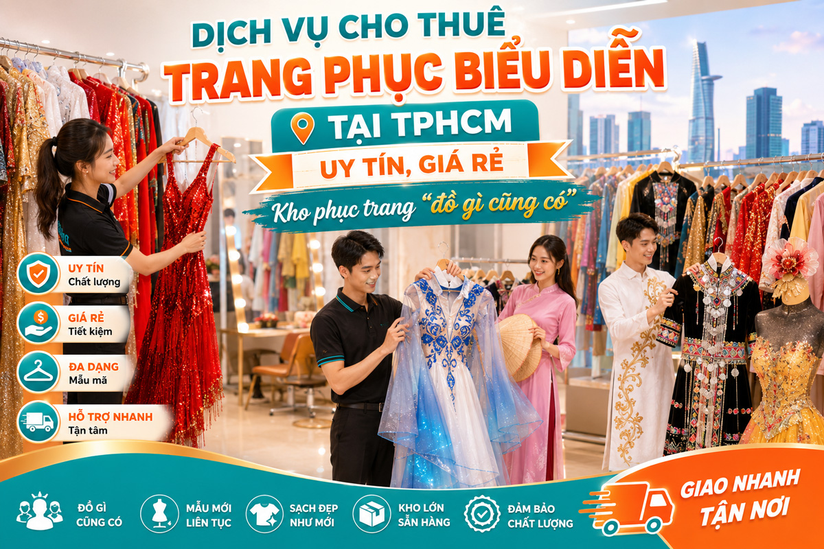cho thuê trang phục biểu diễn tại tphcm